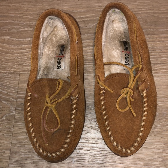 Minnietonka moccasin ladies slippers size 7 - Picture 3 of 6